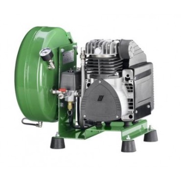 Diplomat Dental D 109 B - безмасляный компрессор для одной стоматологической установки, без осушителя, c кожухом, с ресивером 9 л (60 л/мин)