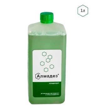 Алмадез – Средство дезинфекции с моющим эффектом. Концентрат 1 л.