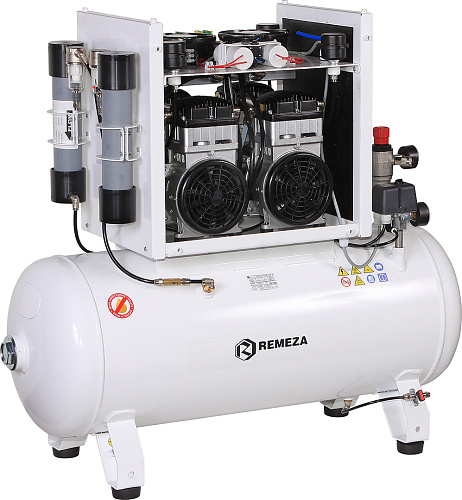 REMEZA KM-100.OLD20ТK - Стоматологический безмасляный компрессор