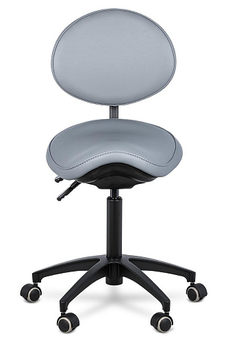 Mercury Black — Стул-седло со спинкой